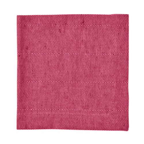 Deborah Rhodes Napkin Chevron Jacquard Cranberry