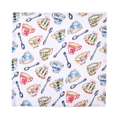 Deborah Rhodes Napkin Tea Party White