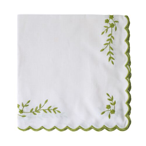 Deborah Rhodes Napkin French Garden Avocado