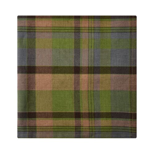 Deborah Rhodes Napkin Highlander Plaid Fern