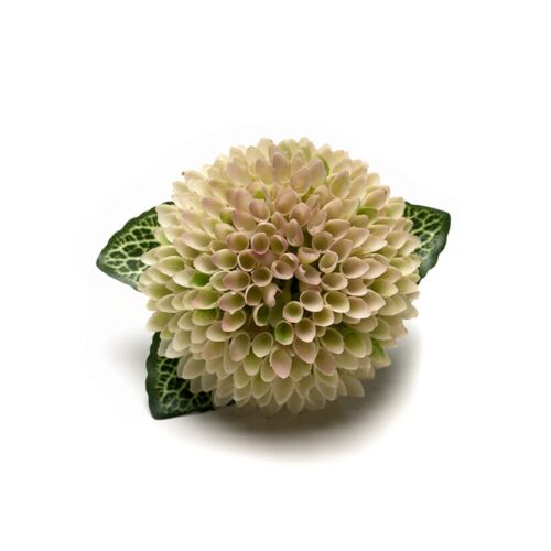 Deborah Rhodes Napkin Ring Dewy Dahlia Cream