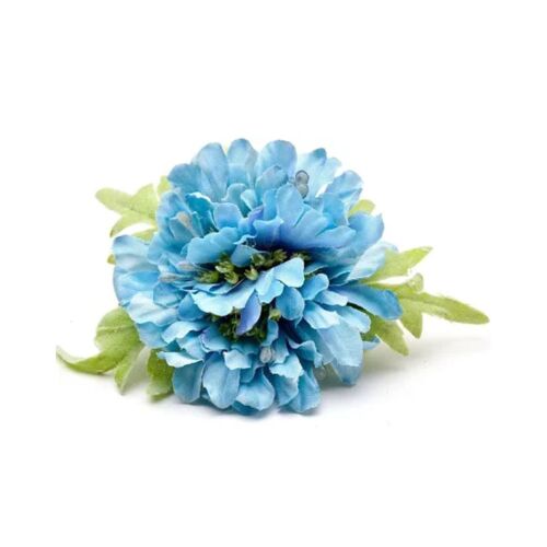 Deborah Rhodes Napkin Ring Scabiosa Flower Blue