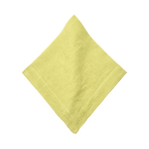 Deborah Rhodes Napkin Signature Wash Linen Celadon