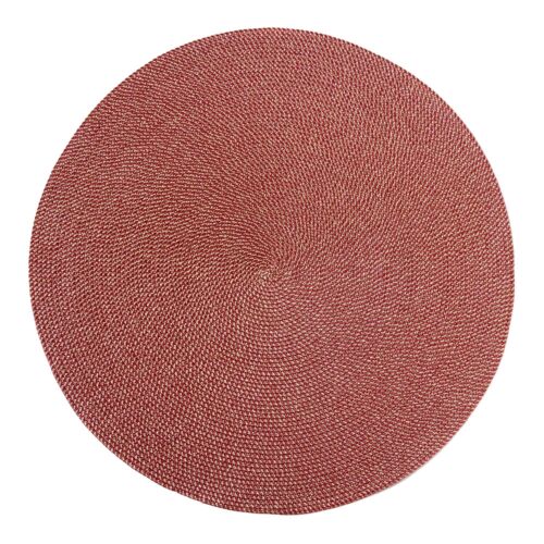 Deborah Rhodes Placemat Glimmer Gold & Cranberry