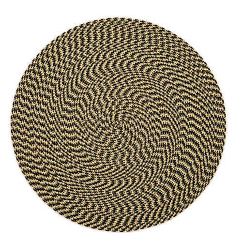 Deborah Rhodes Placemat Khaki Weave Black