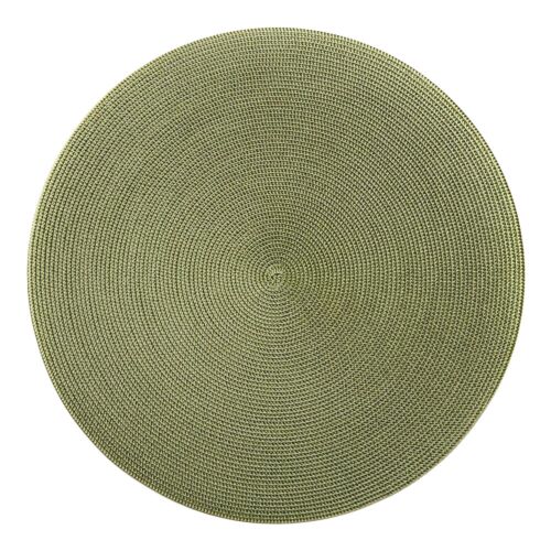 Deborah Rhodes Placemat Linen Braid Grass