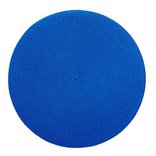 Deborah Rhodes Placemat Linen Braid Royal