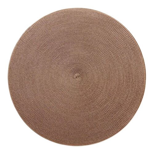 Deborah Rhodes Placemat Linen Braid Taupe