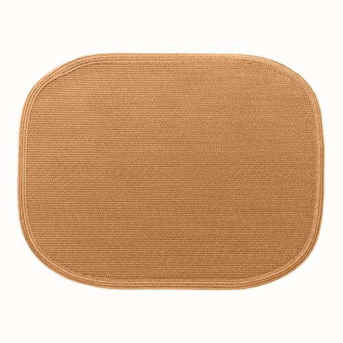 Deborah Rhodes Placemat Mod Oval Mustard & Nutmeg