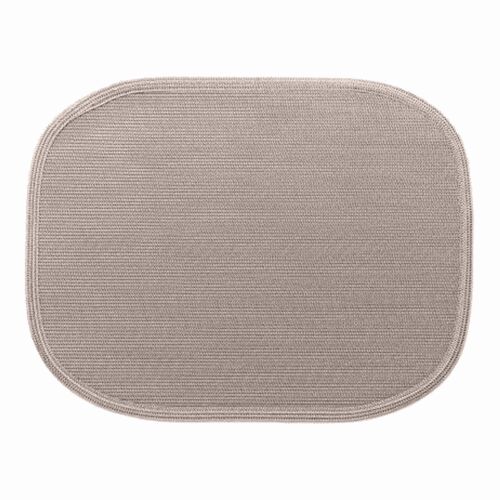 Deborah Rhodes Placemat Mod Oval Silver & Dust