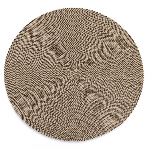 Deborah Rhodes Placemat Rattan Weave Espresso