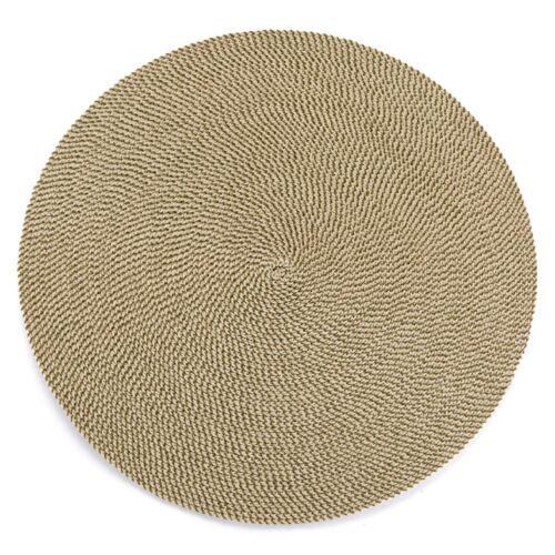 Deborah Rhodes Placemat Rattan Weave Moss