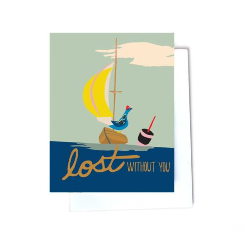 Elizabeth Grubaugh Lost Without You Card