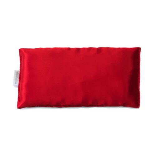 Elizabeth W Eye Pillow Silk Red