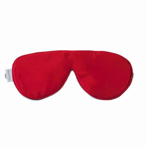 Elizabeth W Sleep Mask Silk Red