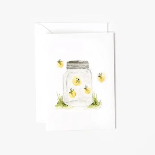   Emily Lex Fireflies Mini Notecard
