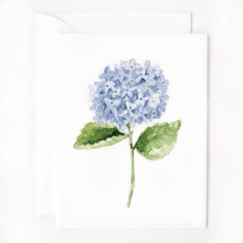   Emily Lex Hydrangea Stem Notecard Set/8