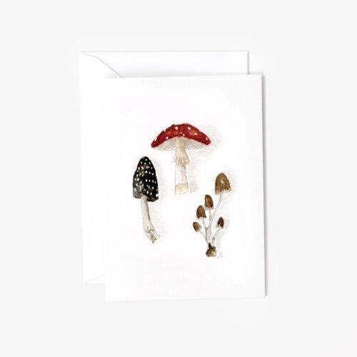 Emily Lex Mushrooms Mini Notecard