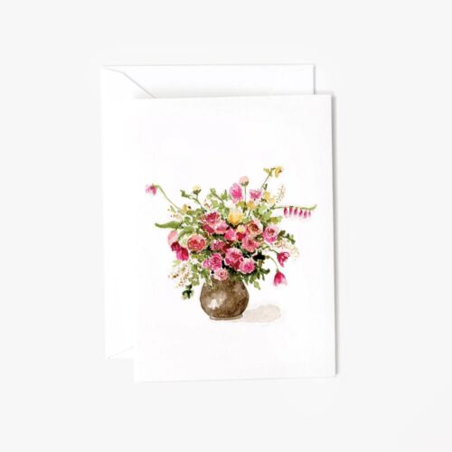 Emily Lex Rose Bouquet Mini Notecard