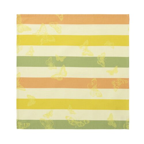 French Bal des Papillons Yellow Napkin