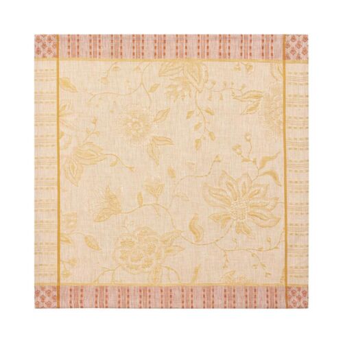 French Ete Indien Orange Linen Napkin