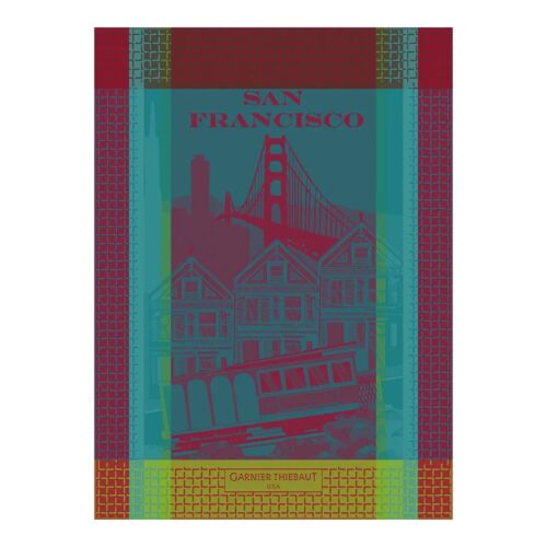 French Jacquard Towel San Francisco
