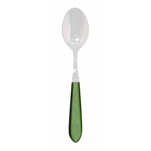 French Omega Emerald Serving Spoon