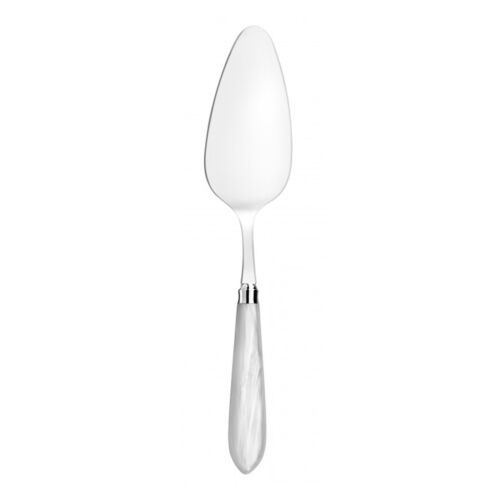 French Omega White Cake Server