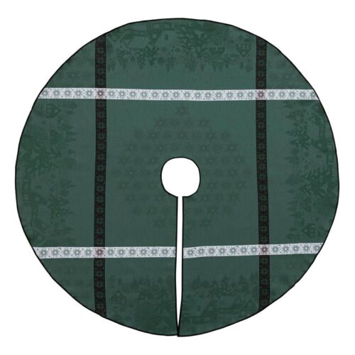 French Sous Les Etoiles Green Christmas Tree Mat
