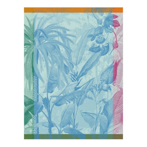French Tea Towel Equateur Blue