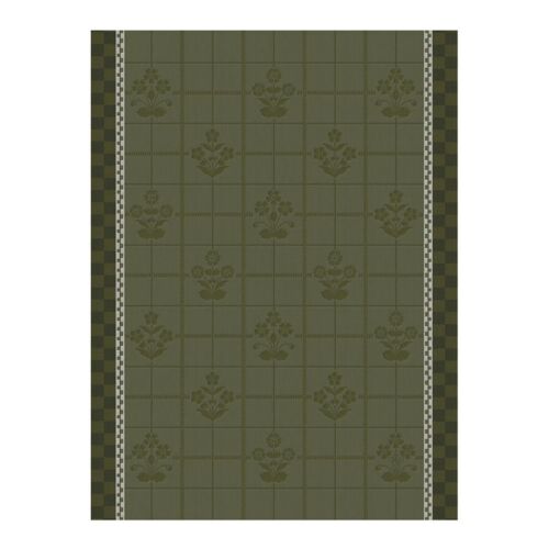 French Tea Towel Lulu Luce Green