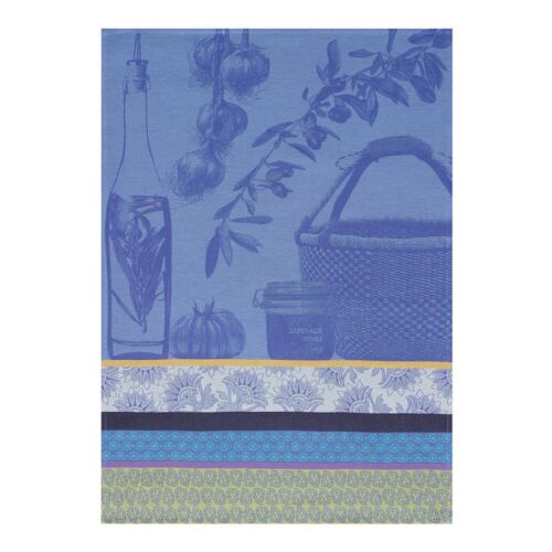 French Tea Towel Saveurs De Provence Lavender Blue