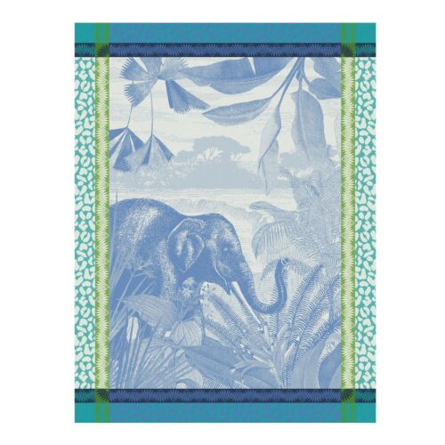 French Tea Towel Sinharaja Blue