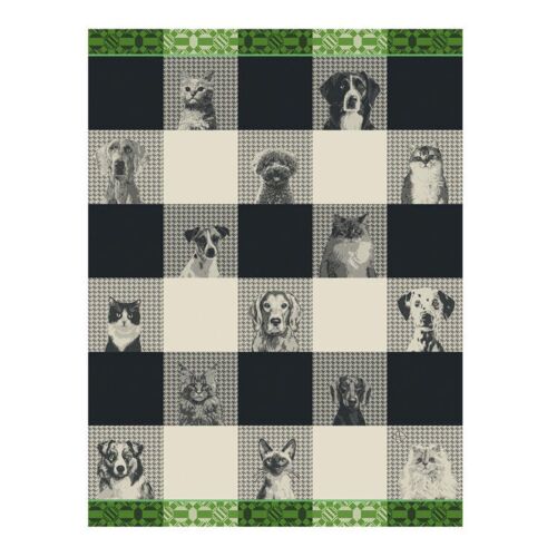 French Tea Towel Truffes Black