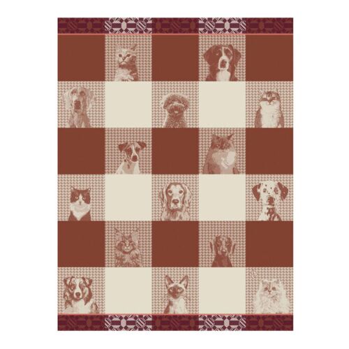 French Tea Towel Truffes Brown