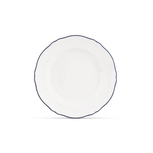 Ginori Corona Oro White & Blue Dessert Plate