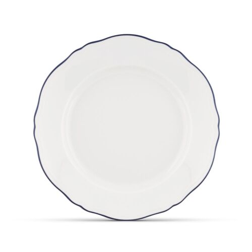 Ginori Corona Oro White & Blue Dinner Plate