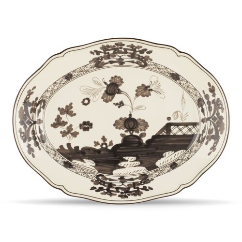 Ginori Oriente Italiano Albus  Oval Platter Large