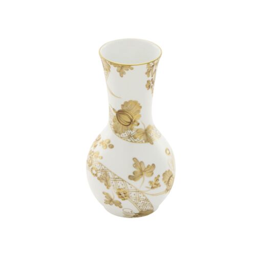 Ginori Oriente Italiano Aurum Gold Rim Tulipano Vase
