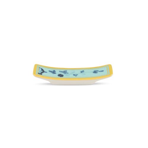 Ginori Oriente Italiano Iris Gold Rim Chopstick Holder