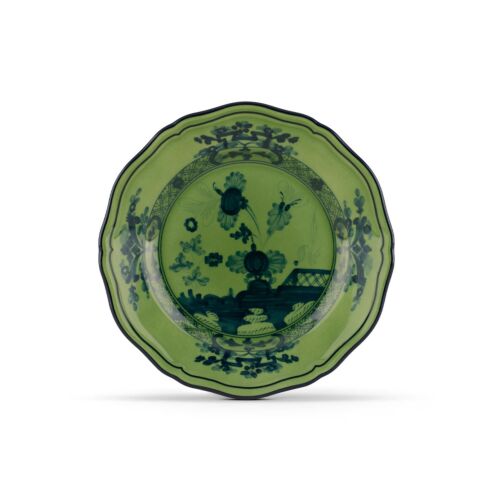 Ginori Oriente Italiano Malachite Bread Plate