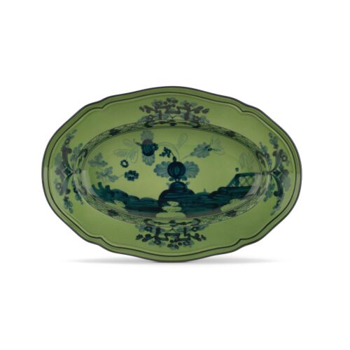 Ginori Oriente Italiano Malachite Pickle Dish