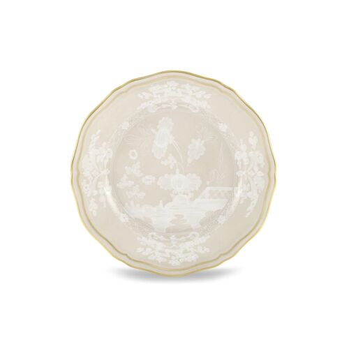 Ginori Oriente Italiano Meringa Gold Rim Bread Plate