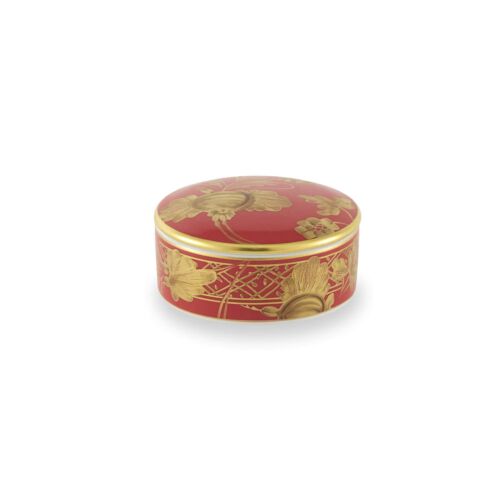 Ginori Oriente Italiano Rubrum Gold Rim Box Small