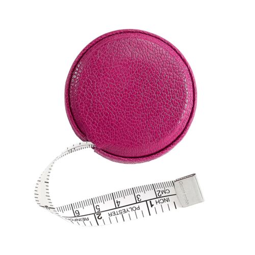 Goatskin Leather Tape Measure Azalea