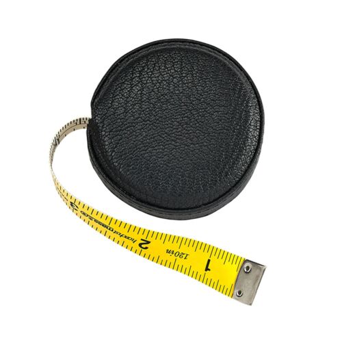 Goatskin Leather Tape Measure Black