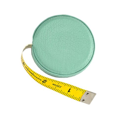 Goatskin Leather Tape Measure Robin's Egg Blue