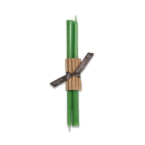 Greentree Home Everyday Spring Green Taper Pair 12"