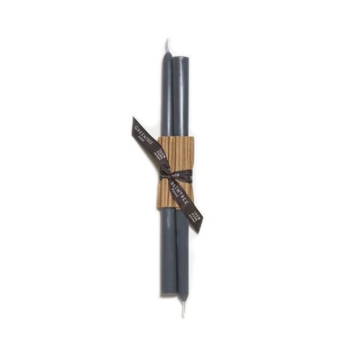 Greentree Home Everyday Gray Taper Pair 12"