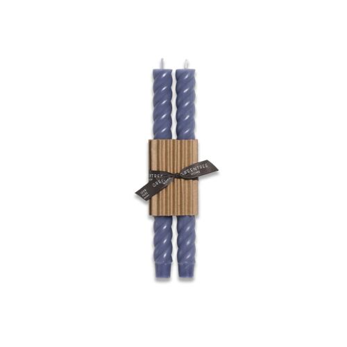 Greentree Home Rope Lilac Taper Pair 10"